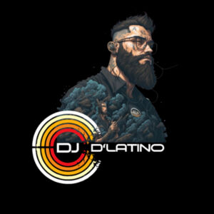 DJ D Latino T Shirt Design