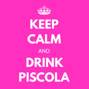 Keep Calm and Drink Piscola Lady Design